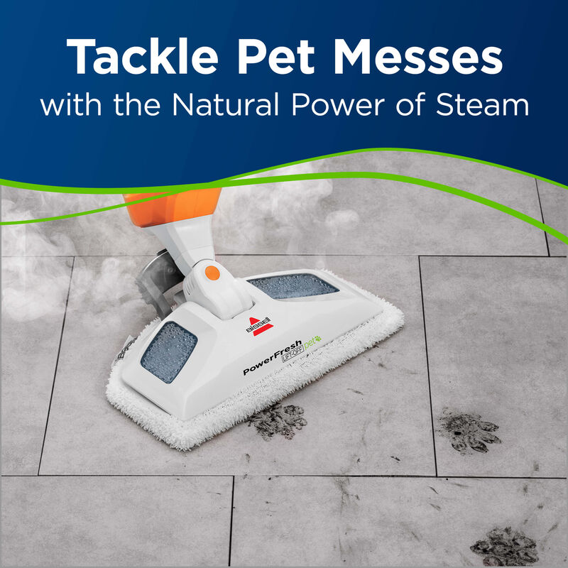 PowerFresh® Pet LiftOff® Steam Mop BISSELL® Steam Cleaner